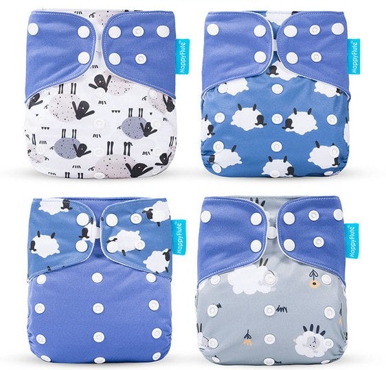 Happy top flute nappies